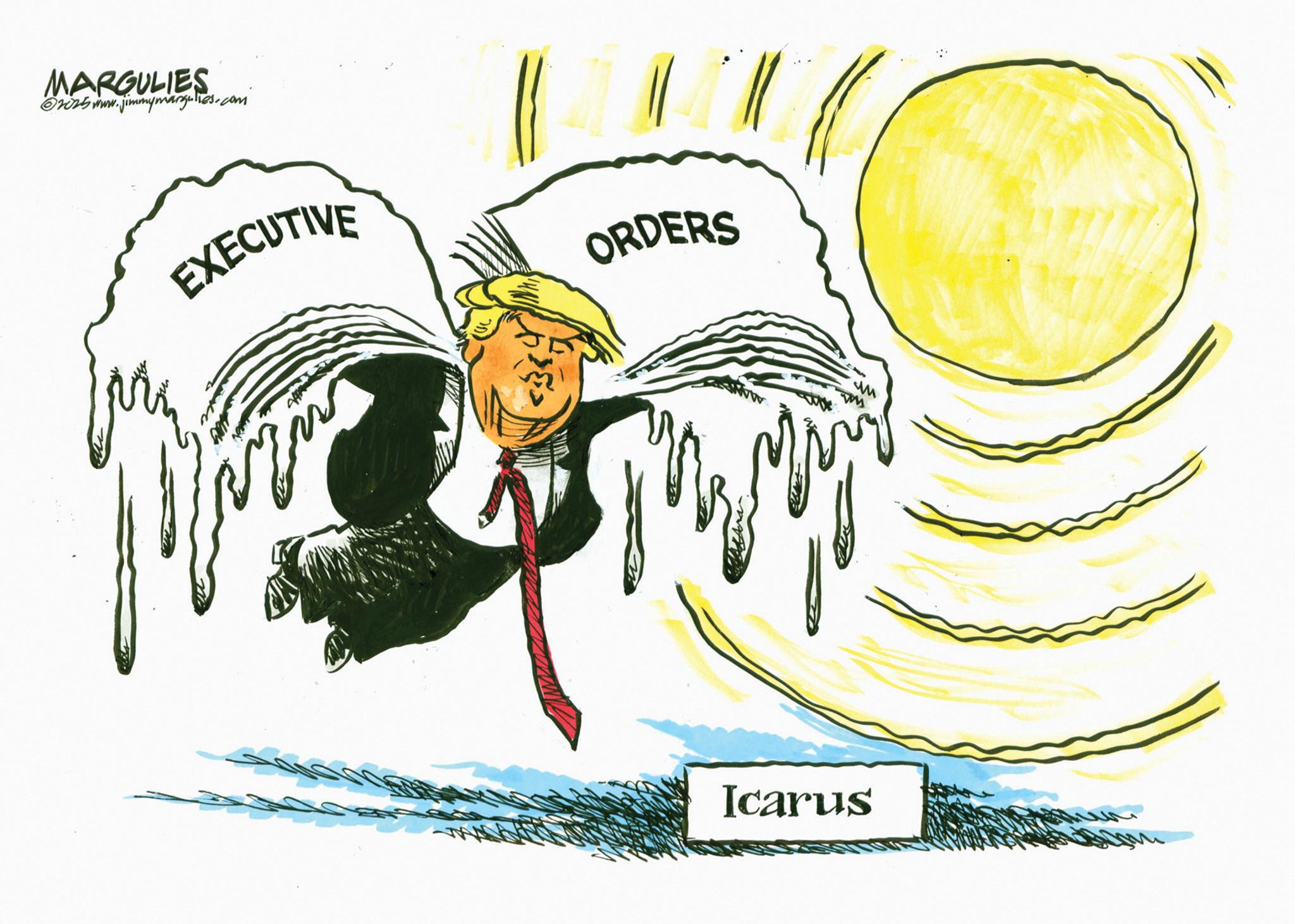 Line art OCR: MARGULIES ww.jimmymargeles.com @2025 www. EXECUTIVE ?? ORDERS IMM Icarus MARGULIES ww.jimmymargeles.com @ 2025 www . EXECUTIVE ?? ORDERS IMM Icarus