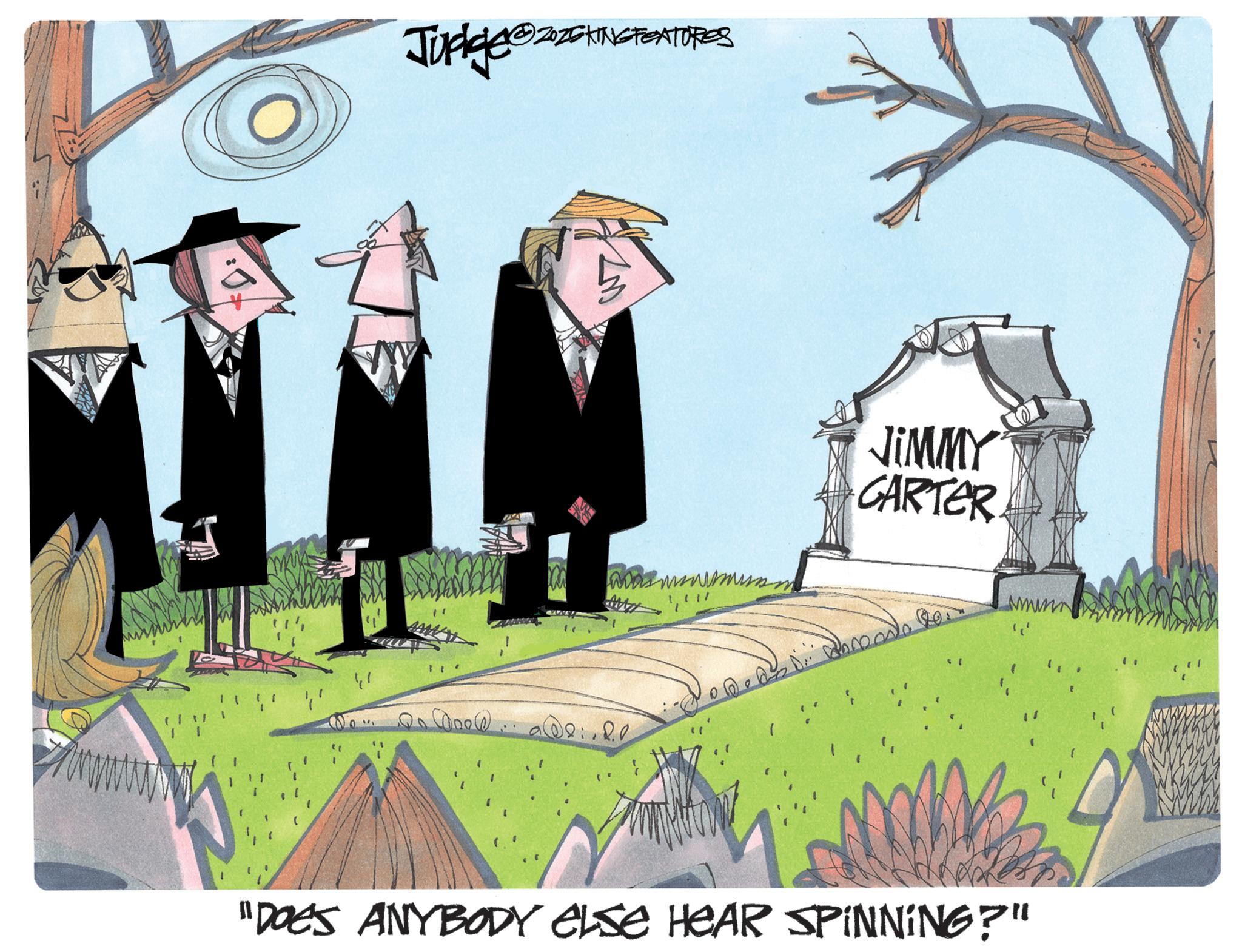 Animation OCR: Judger@ZZEKING FEATURES JIMMY GARTER Qoo@a@e:.de ? " "' "DOES ANYBODY ELSE HEAR SPINNING?" Judger @ ZZEKING FEATURES JIMMY GARTER Qoo @ a @ e : .de ? " " ' " DOES ANYBODY ELSE HEAR SPINNING ? "