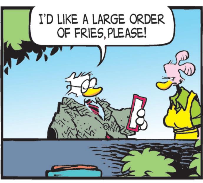 Comics OCR: I'D LIKE A LARGE ORDER OF FRIESPLEASE! I'D LIKE A LARGE ORDER OF FRIESPLEASE !
