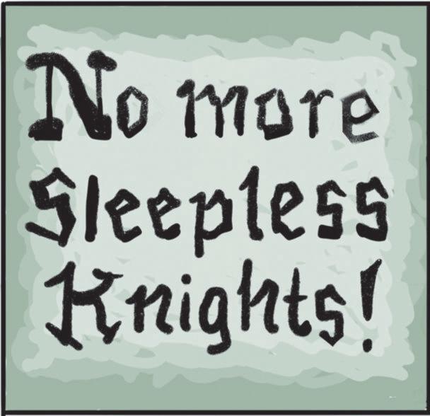 Handwriting OCR: No more Sleepless Knights! No more Sleepless Knights !