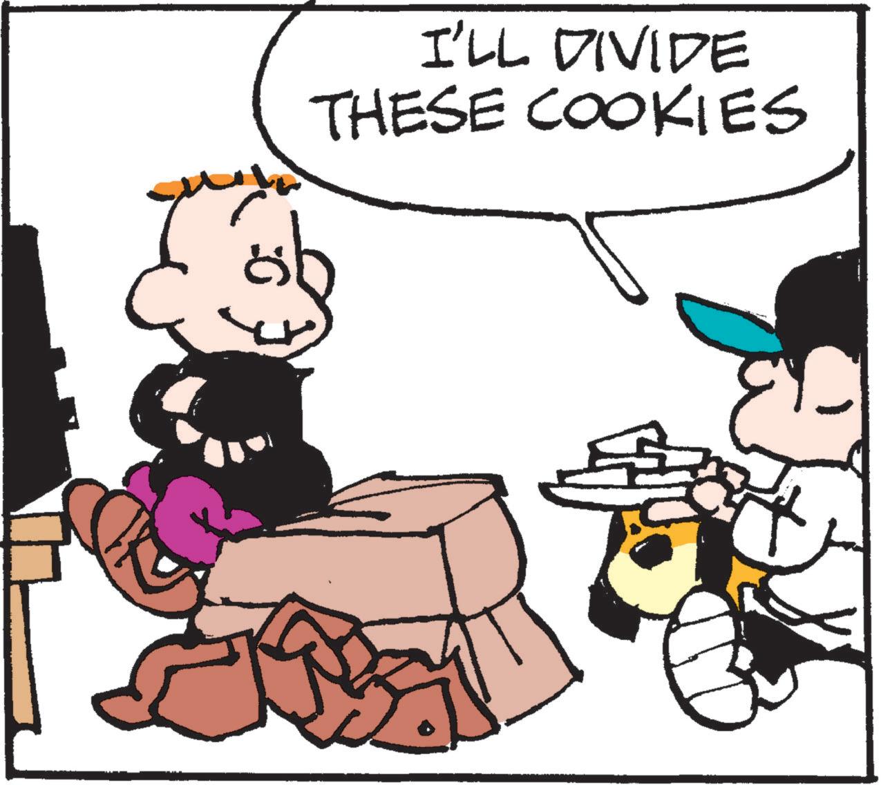 Animation OCR: I'LL DIVIDE THESE COOKIES I'LL DIVIDE THESE COOKIES