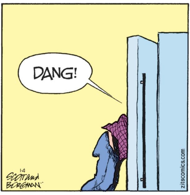 Animated cartoon OCR: 1-4 SCOTTand BORGMAN DANG! zitscomics.com 1-4 SCOTTand BORGMAN DANG ! zitscomics.com