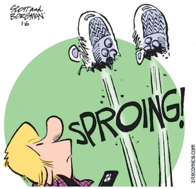 Graphic design OCR: SCOTT and BORGMAN" 9.1 SPROING zitscomics.com SCOTT and BORGMAN " 9.1 SPROING zitscomics.com