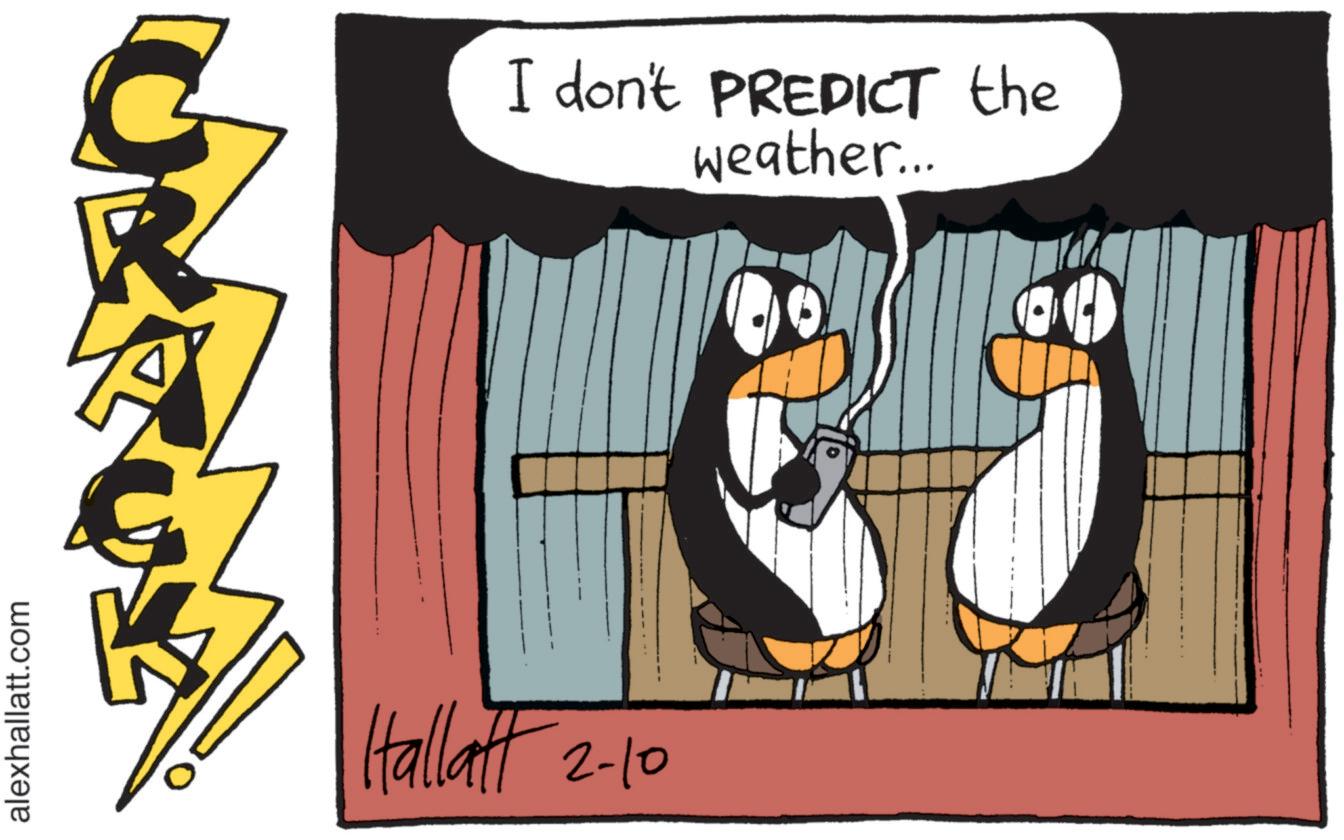 Fictional character OCR: alexhallatt.com Hallatt 2-10 I don't PREDICT the weather... alexhallatt.com Hallatt 2-10 I don't PREDICT the weather ...
