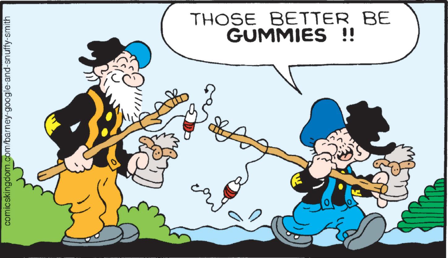 Moustache OCR: comicskingdom.com/barney-google-and-snuffy-smith THOSE BETTER BE GUMMIES !! comicskingdom.com/barney-google-and-snuffy-smith THOSE BETTER BE GUMMIES !!