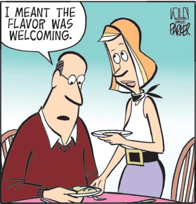 Animated cartoon OCR: I MEANT THE FLAVOR WAS WELCOMING. and KILL PARKER I MEANT THE FLAVOR WAS WELCOMING . and KILL PARKER