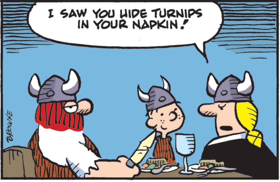 Comics OCR: BROWNE I SAW YOU HIDE TURNIPS IN YOUR NAPKIN. BROWNE I SAW YOU HIDE TURNIPS IN YOUR NAPKIN .