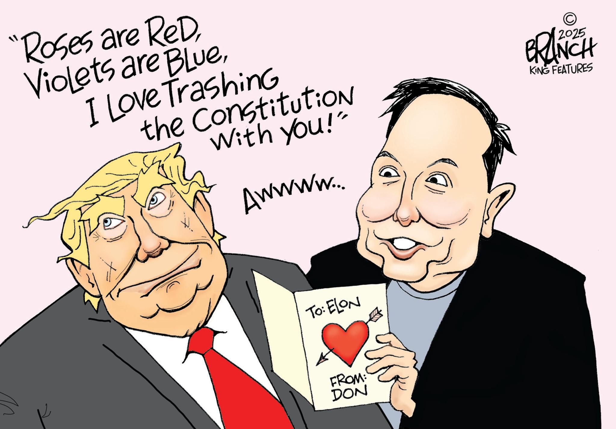 Animation OCR: "Roses are ReDI Love Trashing the Constitution With you!" Awwww... © BRANCH KING FEATURES To: ELON FROM: DON " Roses are ReDViolets are BlueI Love Trashing the Constitution With you ! " Awwww ... © BRANCH KING FEATURES To : ELON FROM : DON