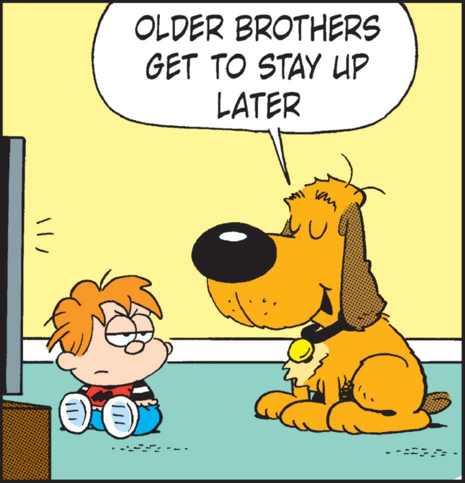 Fiction OCR: OLDER BROTHERS GET TO STAY UP LATER ??? OLDER BROTHERS GET TO STAY UP LATER ???