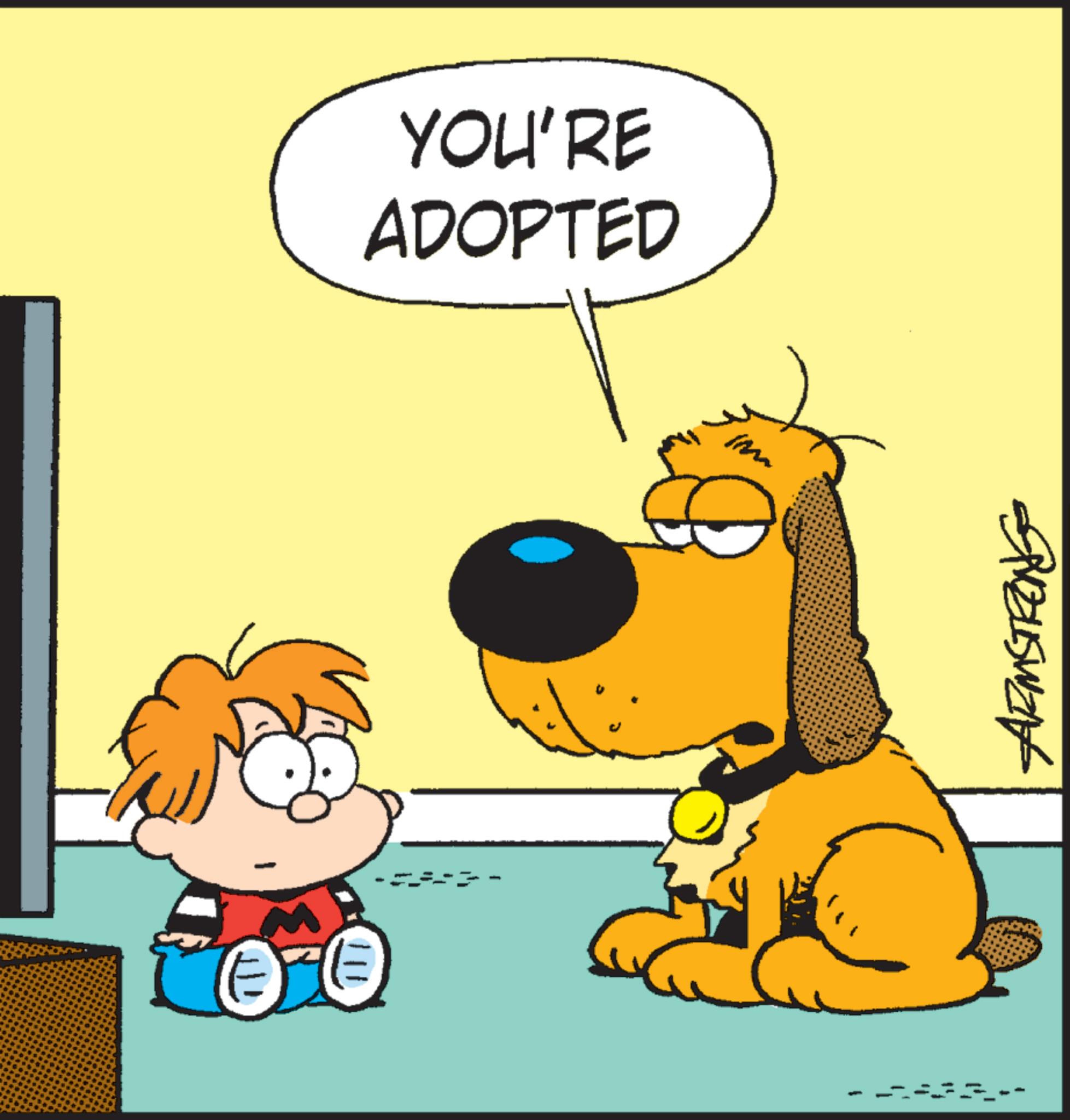 Comic book OCR: YOU'RE ADOPTED IM PUZZLES WINX ??? 111 YOU'RE ADOPTED IM PUZZLES WINX ??? 111