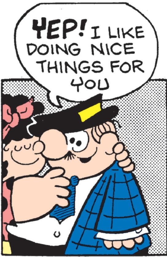 Illustration OCR: YEP! I LIKE DOING NICE THINGS FOR 400 YEP ! I LIKE DOING NICE THINGS FOR 400