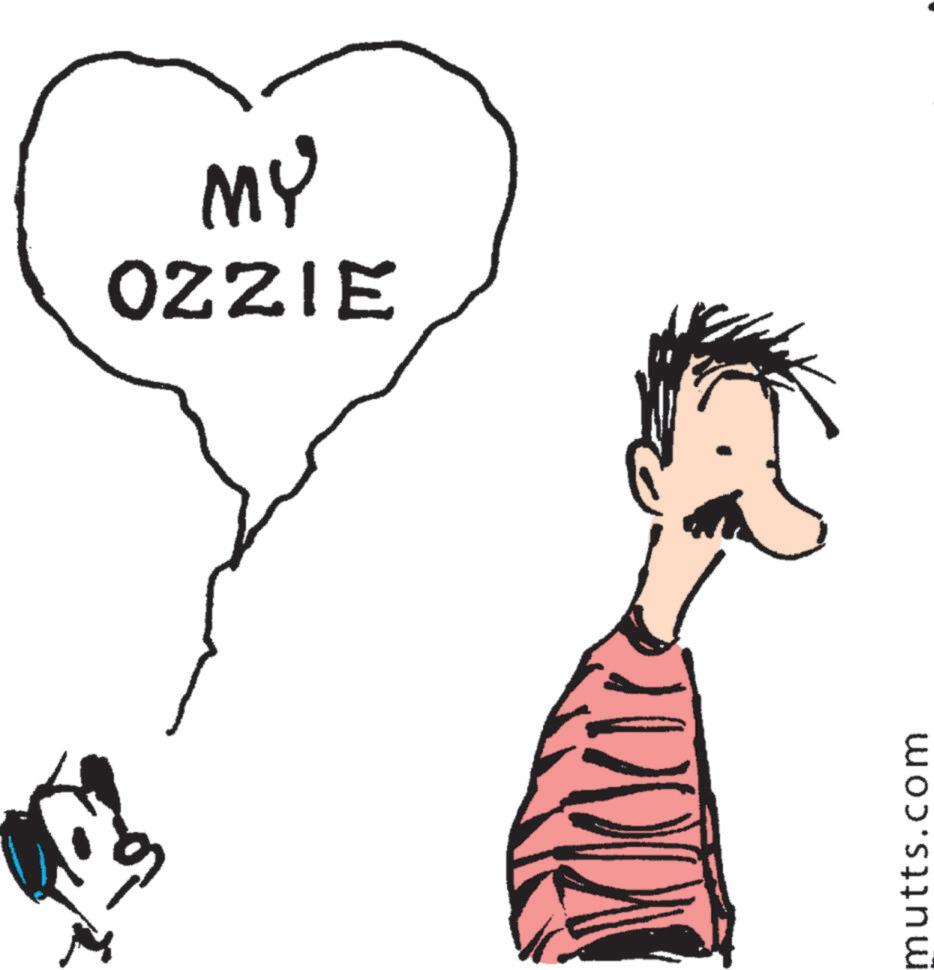 Animated cartoon OCR: MY OZZIE mutts.com MY OZZIE mutts.com