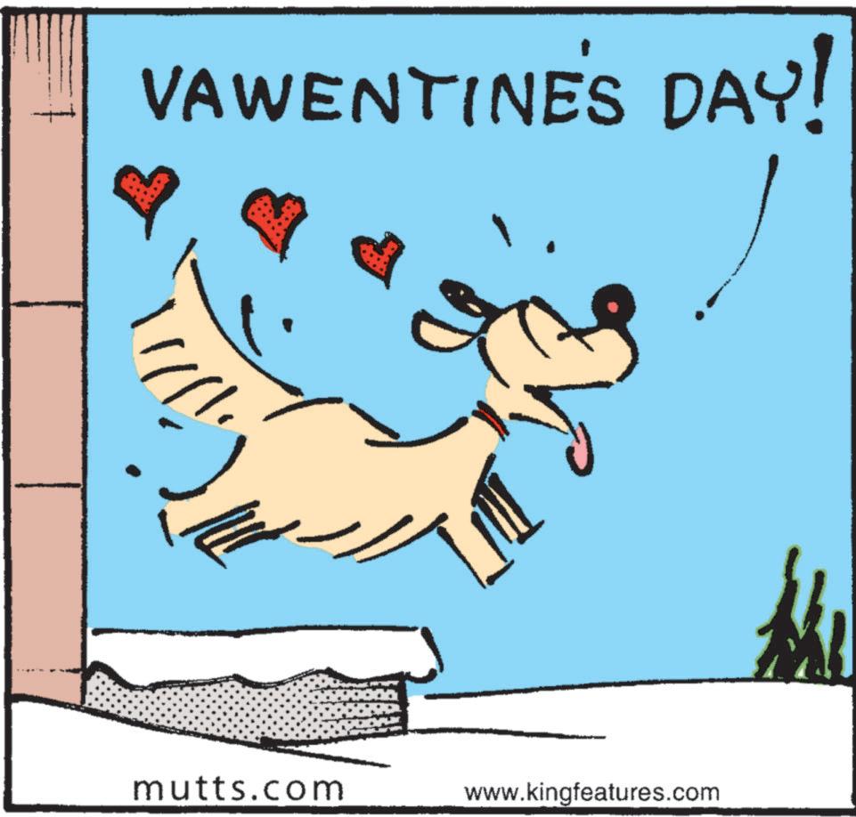 Heart OCR: VAWENTINE'S DAY! il! mutts.com www.kingfeatures.com VAWENTINE'S DAY ! il ! mutts.com www.kingfeatures.com