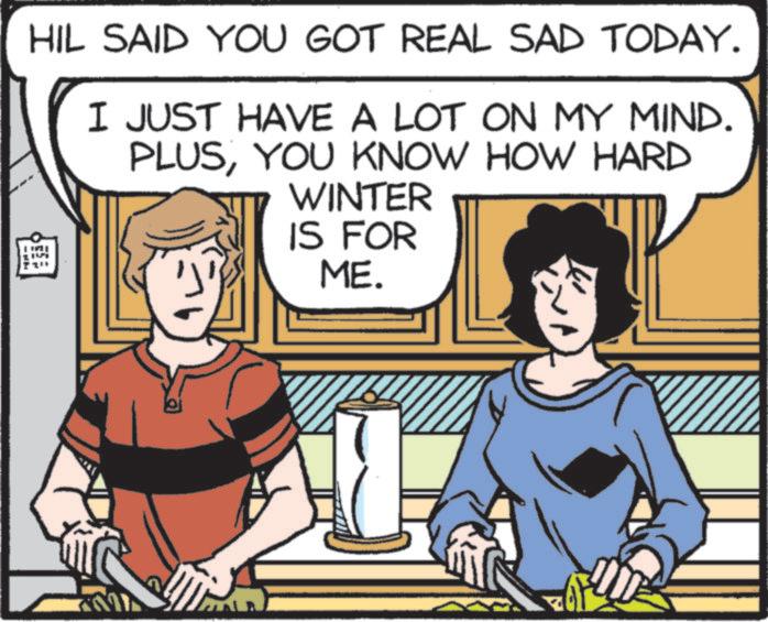 Graphics OCR: HIL SAID YOU GOT REAL SAD TODAY. I JUST HAVE A LOT ON MY MIND. PLUSYOU KNOW HOW HARD WINTER IS FOR ME. HIL SAID YOU GOT REAL SAD TODAY . I JUST HAVE A LOT ON MY MIND . PLUSYOU KNOW HOW HARD WINTER IS FOR ME .