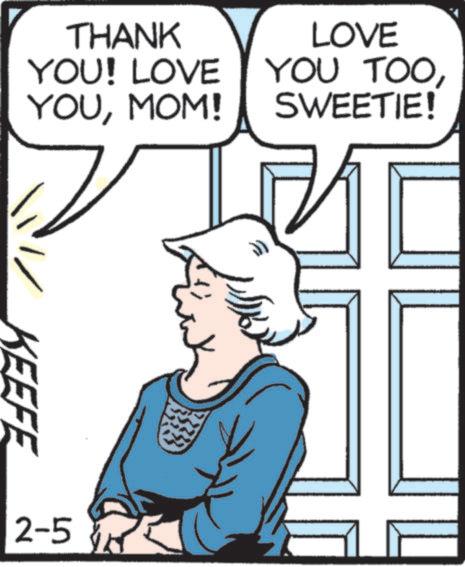 Photo caption OCR: THANK LOVE YOU! LOVE YOU TOOMOM! SWEETIE! KEEFE 2-5 THANK LOVE YOU ! LOVE YOU TOOMOM ! SWEETIE ! KEEFE 2-5