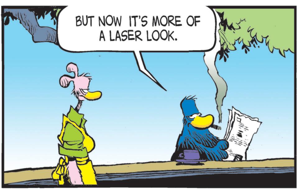 Graphics OCR: BUT NOW IT'S MORE OF A LASER LOOK. BUT NOW IT'S MORE OF A LASER LOOK .