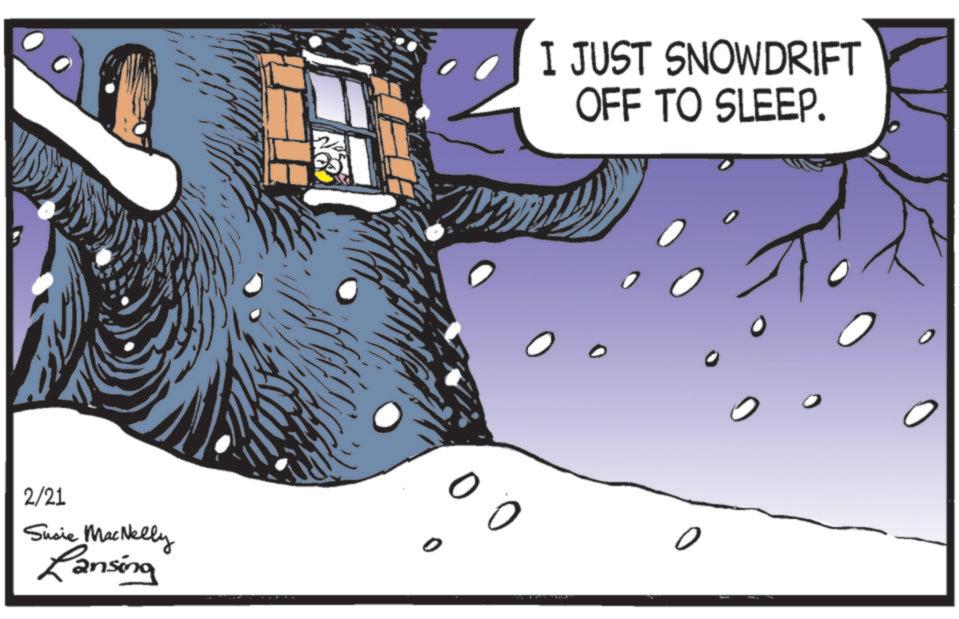 Winter OCR: 2/21 Susie MacNelly Ransing 20 I JUST SNOWDRIFT OFF TO SLEEP. 00 o 2/21 Susie MacNelly Ransing 20 I JUST SNOWDRIFT OFF TO SLEEP . 00 o