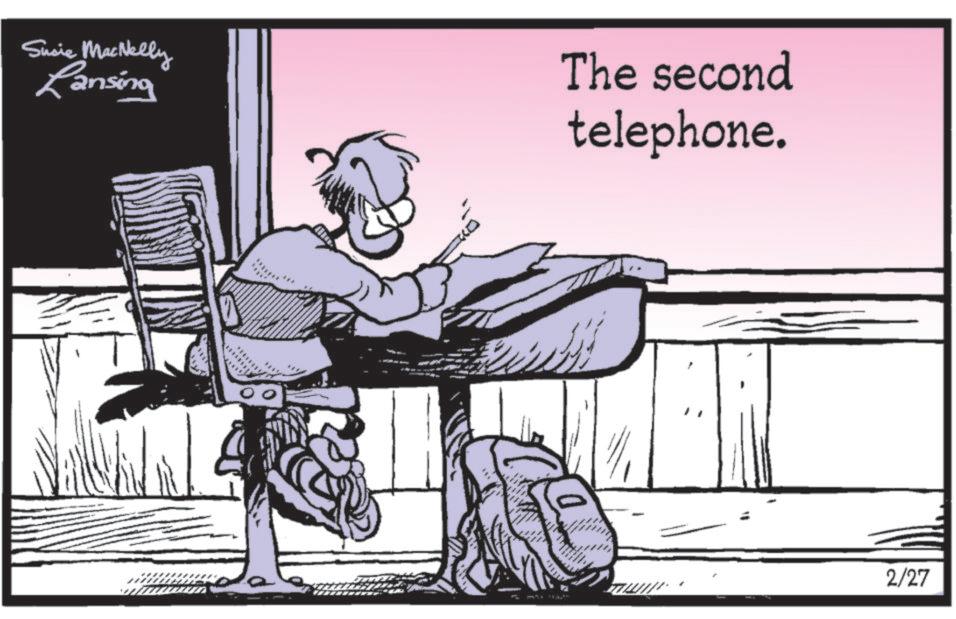 Publication OCR: Susie MacNelly Lansing The second telephone. 2/27 Susie MacNelly Lansing The second telephone . 2/27