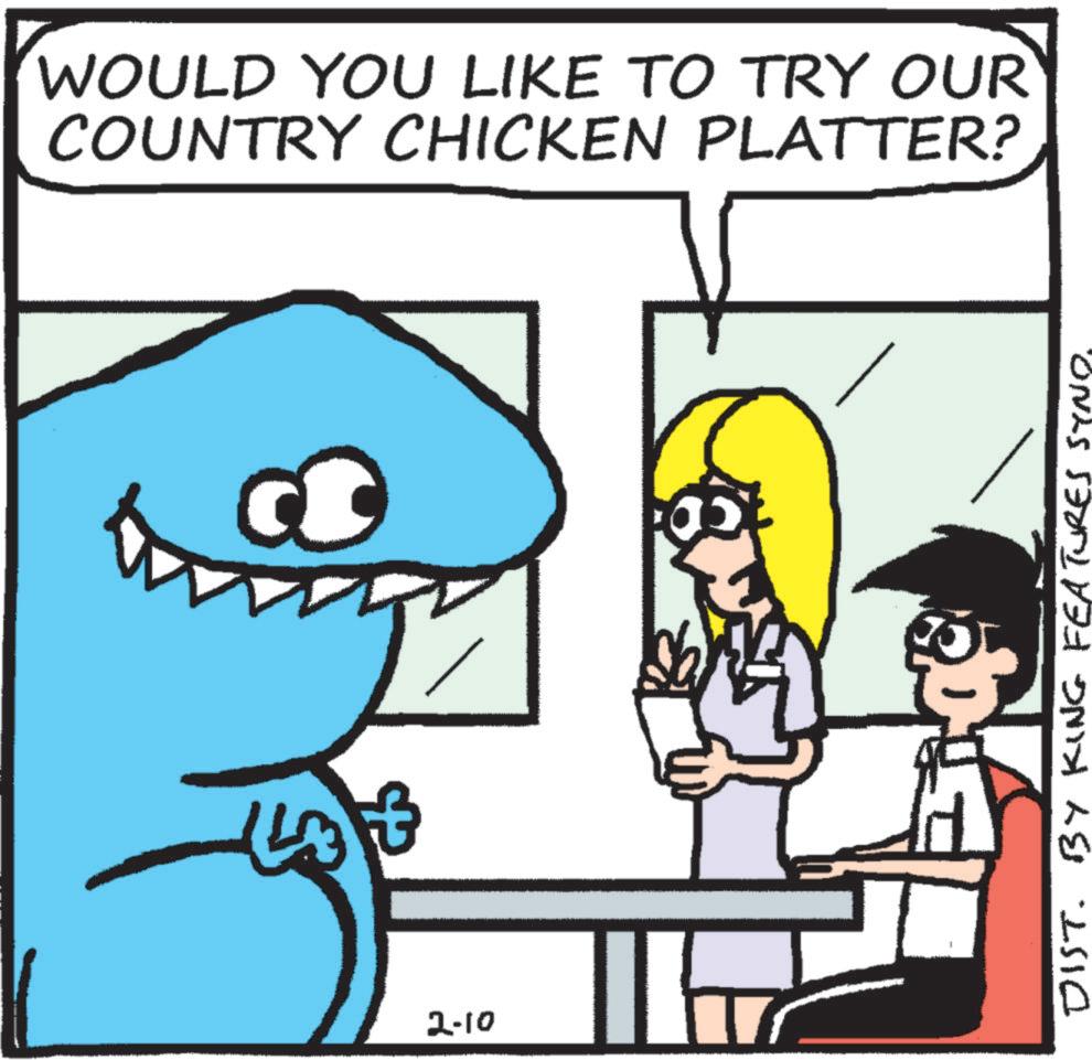 Humour OCR: WOULD YOU LIKE TO TRY OUR COUNTRY CHICKEN PLATTER? 2-10 DIST. BY KING FEATURES SYNO. WOULD YOU LIKE TO TRY OUR COUNTRY CHICKEN PLATTER ? 2-10 DIST . BY KING FEATURES SYNO .