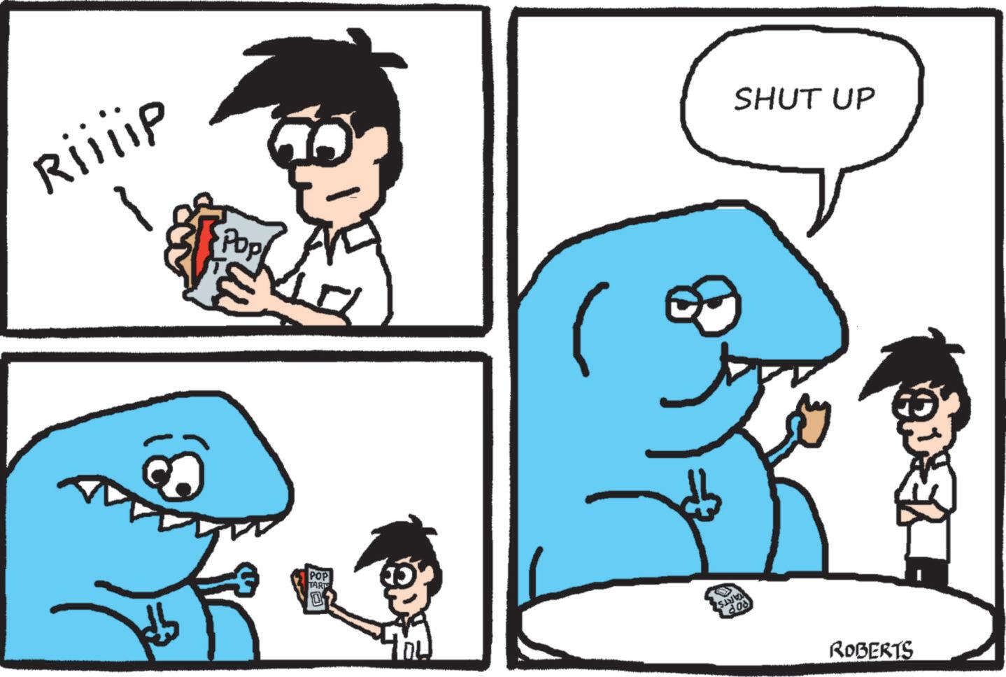 Line art OCR: Riiiip Pop SHUT UP POP TART 0 ?? 200 ROBERTS Riiiip Pop SHUT UP POP TART 0 ?? 200 ROBERTS