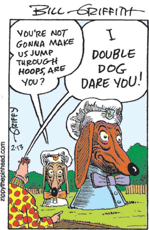 Publication OCR: zippythepinhead.com 2.13 GRIFFY BILL-GRIFFITH YOU'RE NOT GONNA MAKE US JUMP THROUGH HOOPSARE YOU? I DOUBLE DOG DARE YOU! zippythepinhead.com 2.13 GRIFFY BILL - GRIFFITH YOU'RE NOT GONNA MAKE US JUMP THROUGH HOOPSARE YOU ? I DOUBLE DOG DARE YOU !