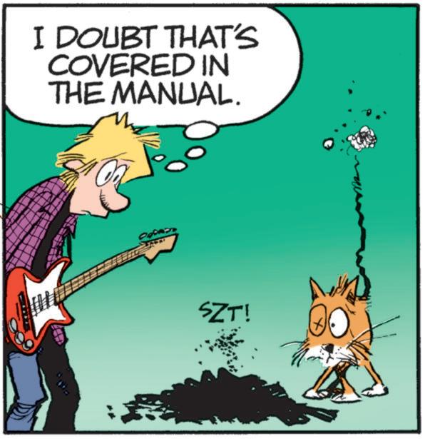 Bassist OCR: I DOUBT THAT'S COVERED IN THE MANUAL. SZT! I DOUBT THAT'S COVERED IN THE MANUAL . SZT !