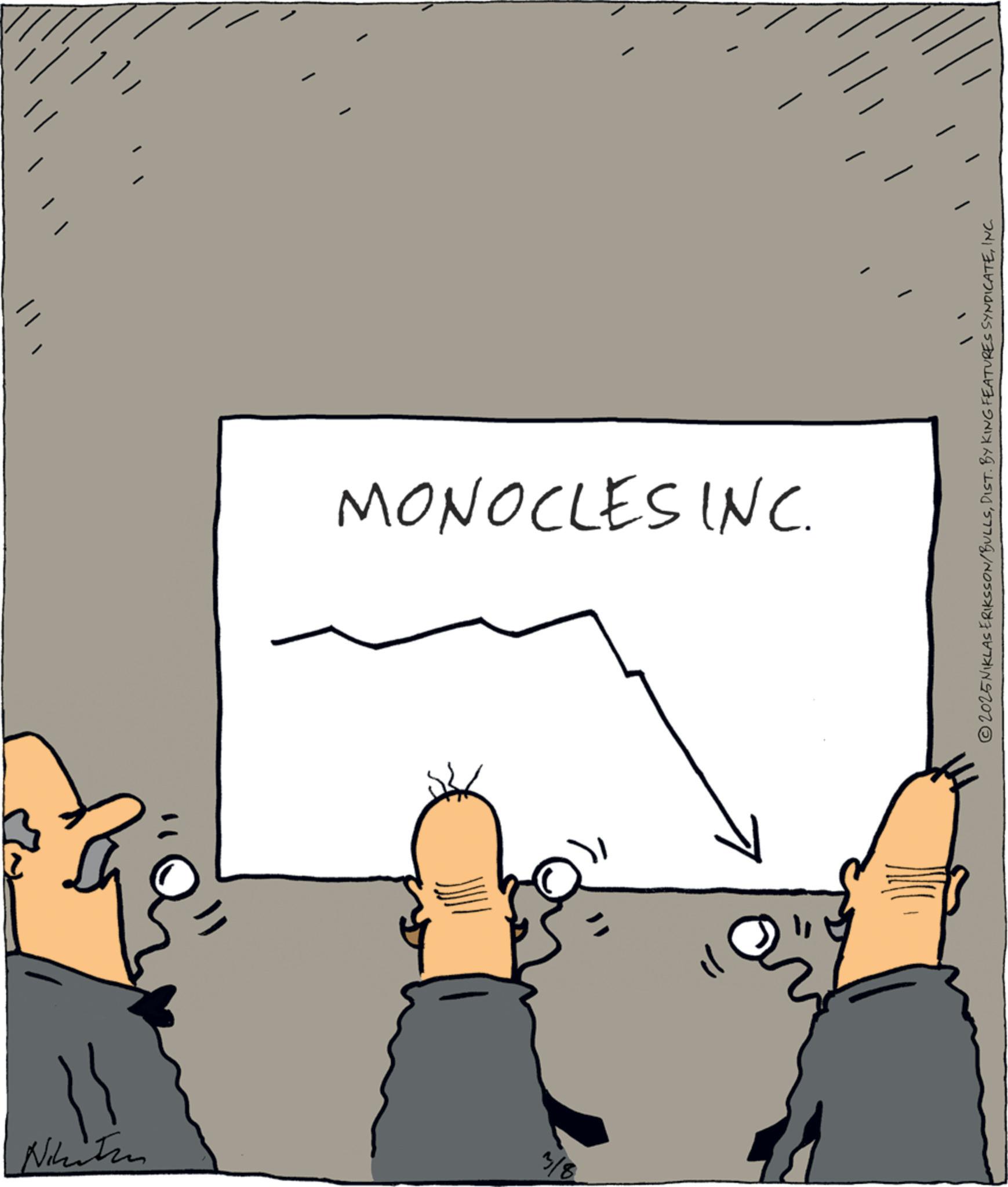 OCR: Nikit 2 3/8 MONOCLES INC. ©2025 NIKLAS ERIKSSON/BULLSINC. Nikit 2 3/8 MONOCLES INC . © 2025 NIKLAS ERIKSSON / BULLSDIST . BY KING FEATURES SYNDICATEINC .