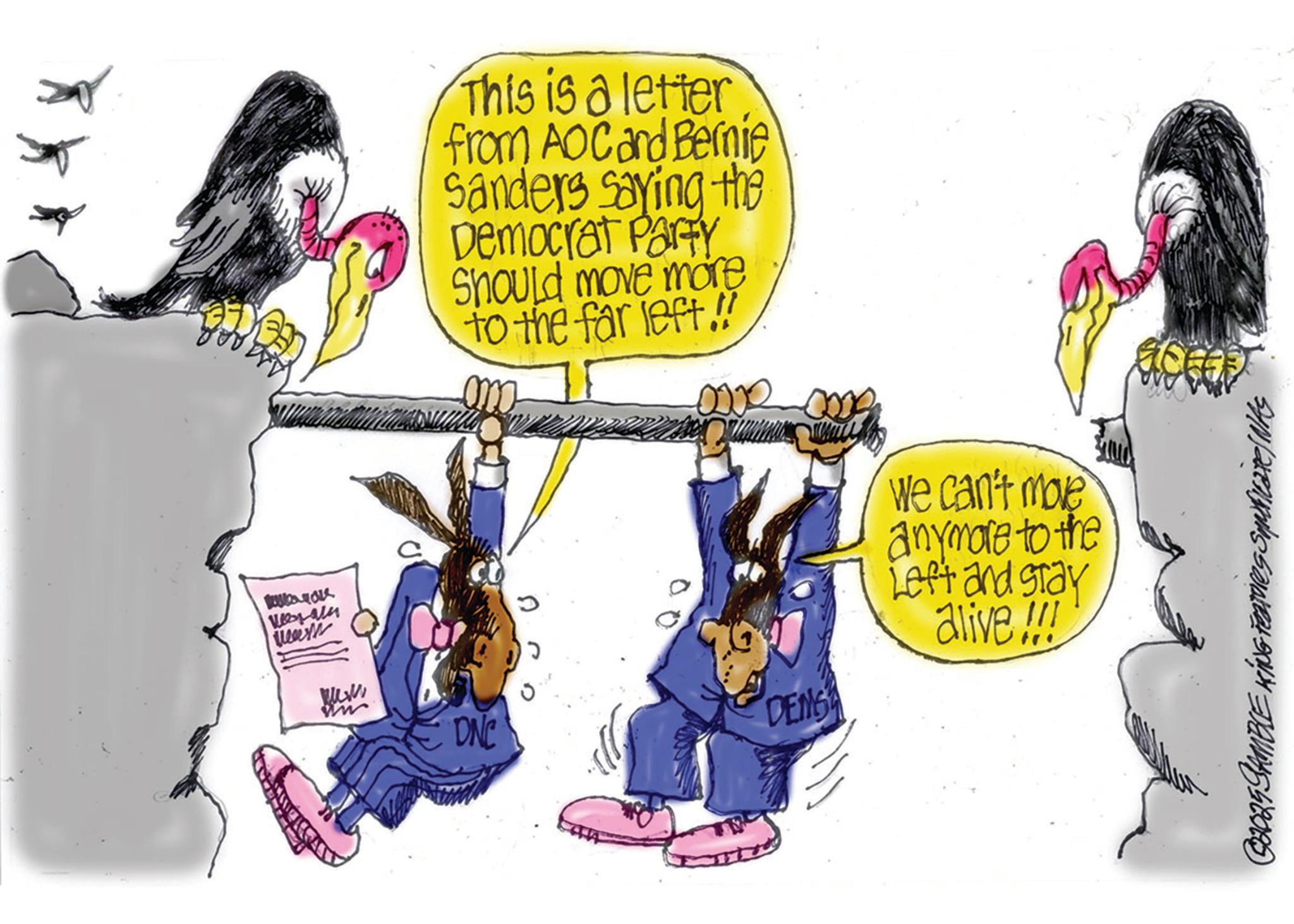Handwriting OCR: This is a letter from AOC and Bernie Sanders saying the Democrat Party Should move more to the far left!! 0 ? 0002 DENS We can't move anymore to the Left and stay alive!!! ????? wass www w DNC 32025 GAMBLE KING Features Suchitate/NAS This is a letter from AOC and Bernie Sanders saying the Democrat Party Should move more to the far left !! 0 ? 0002 DENS We can't move anymore to the Left and stay alive !!! ????? wass www w DNC 32025 GAMBLE KING Features Suchitate / NAS