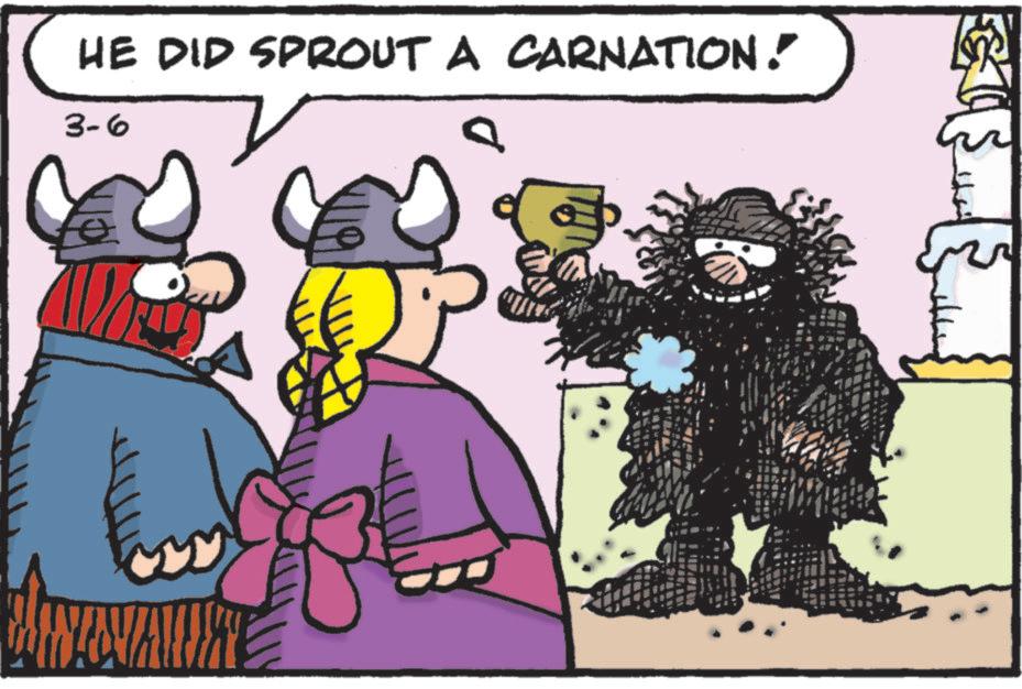 Fiction OCR: HE DID SPROUT A CARNATION! 3-6 D WA ????? HE DID SPROUT A CARNATION ! 3-6 D WA ?????
