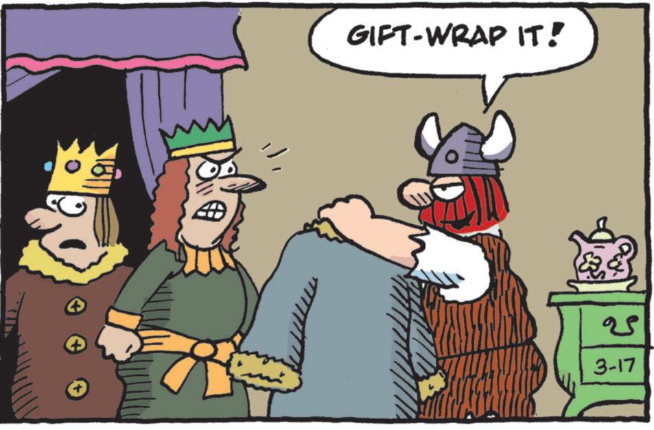 Comics OCR: GIFT-WRAP IT! ?? 3-17 GIFT - WRAP IT ! ?? 3-17