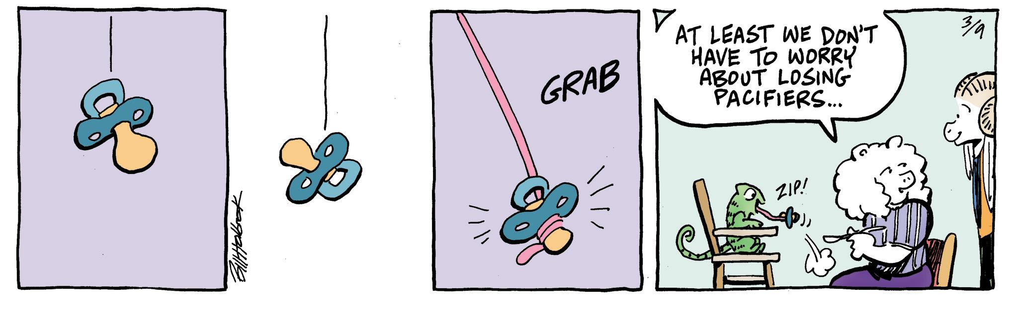 Graphics OCR: Billabbook & GRAB AT LEAST WE DON'T HAVE TO WORRY ABOUT LOSING PACIFIERS... ZIP! 3/9 Billabbook & GRAB AT LEAST WE DON'T HAVE TO WORRY ABOUT LOSING PACIFIERS ... ZIP ! 3/9