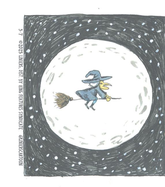 Child art OCR: www www 3-7 2025 LINIERSDIST. BY KING FEATURES SYNDICATE @LINIERSCARTOON www www 3-7 2025 LINIERSDIST . BY KING FEATURES SYNDICATE @LINIERSCARTOON