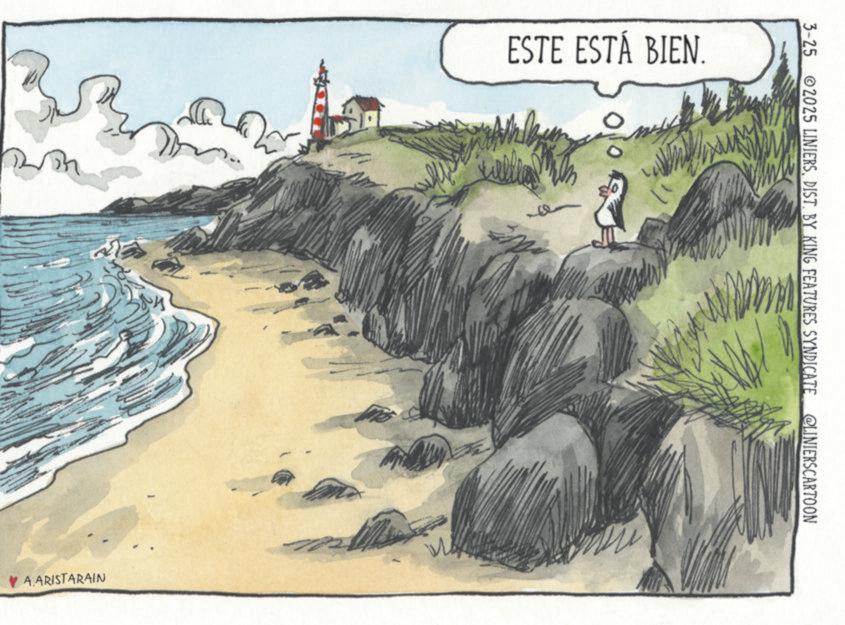 Bay OCR: A ARISTARAIN ESTE ESTÁ BIEN. 3-25 2025 LINIERSDIST. BY KING FEATURES SYNDICATE @LINIERSCARTOON A ARISTARAIN ESTE ESTÁ BIEN . 3-25 2025 LINIERSDIST . BY KING FEATURES SYNDICATE @LINIERSCARTOON