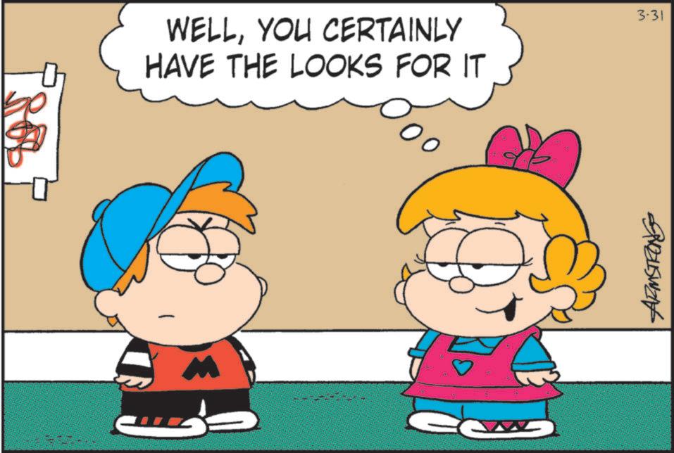 Clip art OCR: WELLYOU CERTAINLY HAVE THE LOOKS FOR IT 100 3-31 WELLYOU CERTAINLY HAVE THE LOOKS FOR IT 100 3-31