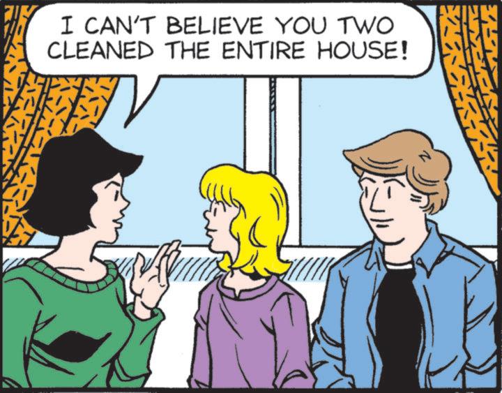 Animated cartoon OCR: I CAN'T BELIEVE YOU TWO CLEANED THE ENTIRE HOUSE! ? I CAN'T BELIEVE YOU TWO CLEANED THE ENTIRE HOUSE ! ?