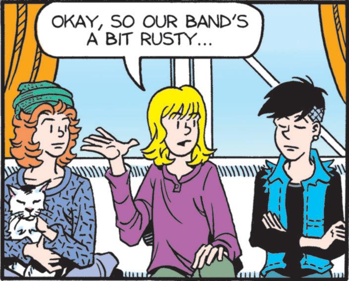 Fictional character OCR: OKAYSO OUR BAND'S A BIT RUSTY... na ? OKAYSO OUR BAND'S A BIT RUSTY ... na ?