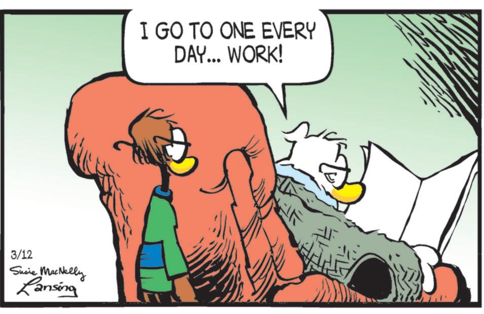 Beak OCR: 3/12 Susie MacNelly Lansing I GO TO ONE EVERY DAY... WORK! 3/12 Susie MacNelly Lansing I GO TO ONE EVERY DAY ... WORK !