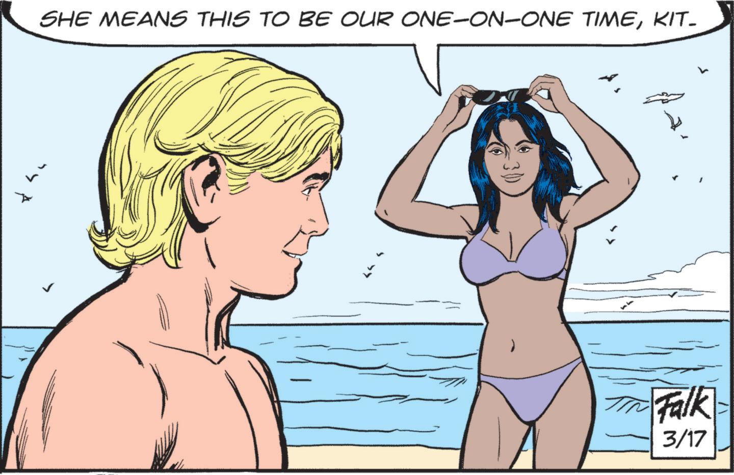Fictional character OCR: SHE MEANS THIS TO BE OUR ONE-ON-ONE TIMEKIT- -3)) TIN Falk 3/17 SHE MEANS THIS TO BE OUR ONE - ON - ONE TIMEKIT- -3 ) ) TIN Falk 3/17