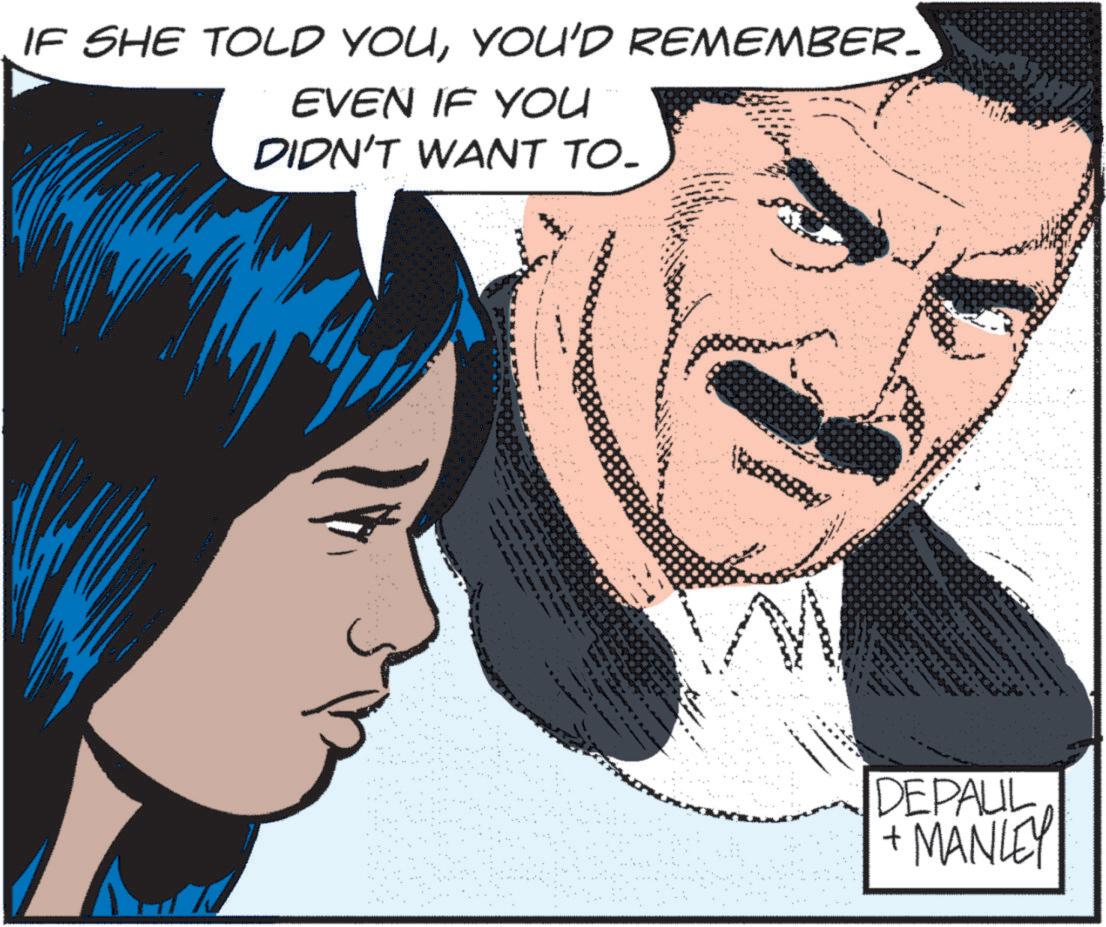 Animated cartoon OCR: IF SHE TOLD YOUYOU'D REMEMBER. 8880 EVEN IF YOU DIDN'T WANT TO- 01.01.- LOW DEPAUL + MANLEY IF SHE TOLD YOUYOU'D REMEMBER . 8880 EVEN IF YOU DIDN'T WANT TO- 01.01.- LOW DEPAUL + MANLEY