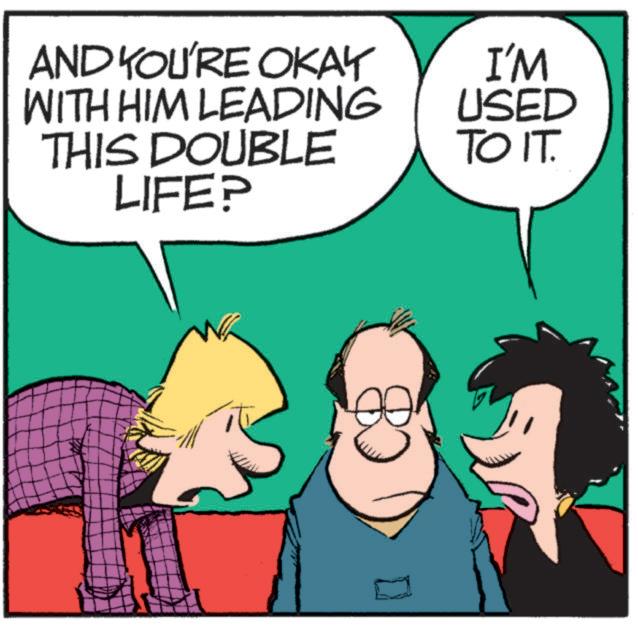 Happiness OCR: AND YOU'RE OKAY WITH HIM LEADING THIS DOUBLE LIFE? I'M USED TO IT. AND YOU'RE OKAY WITH HIM LEADING THIS DOUBLE LIFE ? I'M USED TO IT .