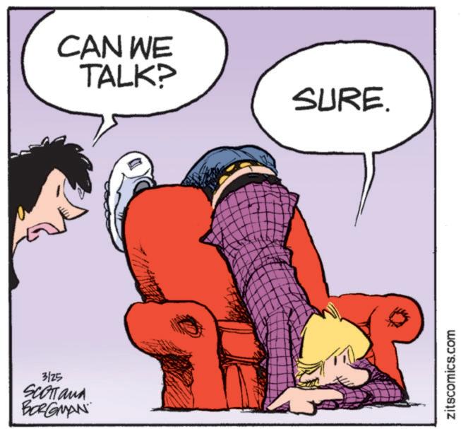 Comic book OCR: 3/25 SCOTTand BORGMAN CAN WE TALK? SURE. zitscomics.com 3/25 SCOTTand BORGMAN CAN WE TALK ? SURE . zitscomics.com
