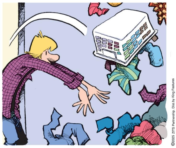 Animated cartoon OCR: ©2025 ZITS Partnership. Dist. by King Features 000 0000 0000 © 2025 ZITS Partnership . Dist . by King Features 000 0000 0000