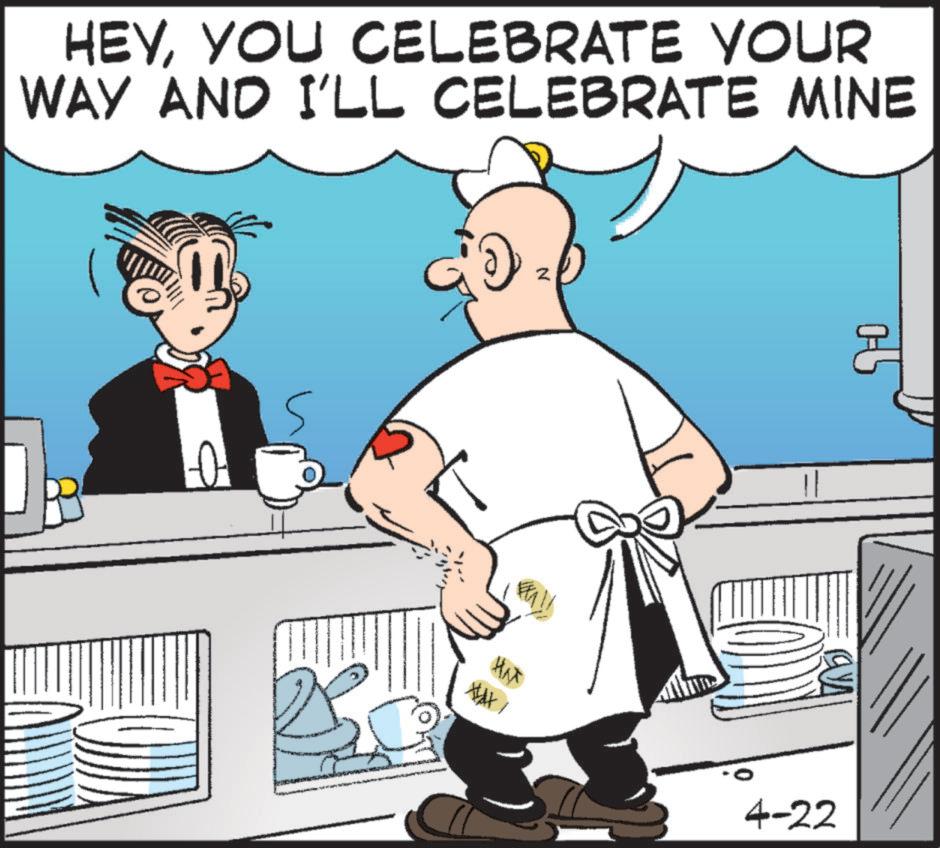Chef's uniform OCR: HEYYOU CELEBRATE YOUR WAY AND I'LL CELEBRATE MINE Z 4-22 HEYYOU CELEBRATE YOUR WAY AND I'LL CELEBRATE MINE Z 4-22