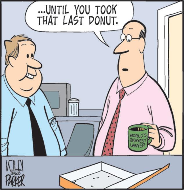 Animation OCR: ...UNTIL YOU TOOK THAT LAST DONUT. - KILEN and PARKER WORLD'S OKAYEST LAWYER ... UNTIL YOU TOOK THAT LAST DONUT . - KILEN and PARKER WORLD'S OKAYEST LAWYER