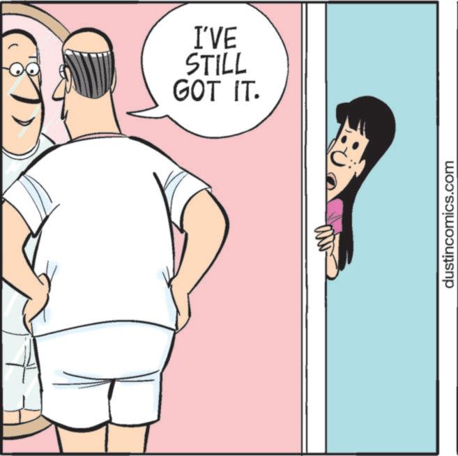 Animated cartoon OCR: I'VE STILL GOT IT. dustincomics.com I'VE STILL GOT IT . dustincomics.com