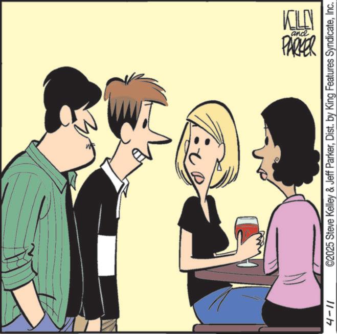 Graphics OCR: KILLV and PARKER 4-11 ©2025 Steve Kelley & Jeff ParkerInc. KILLV and PARKER 4-11 © 2025 Steve Kelley & Jeff ParkerDist . by King Features Syndicate