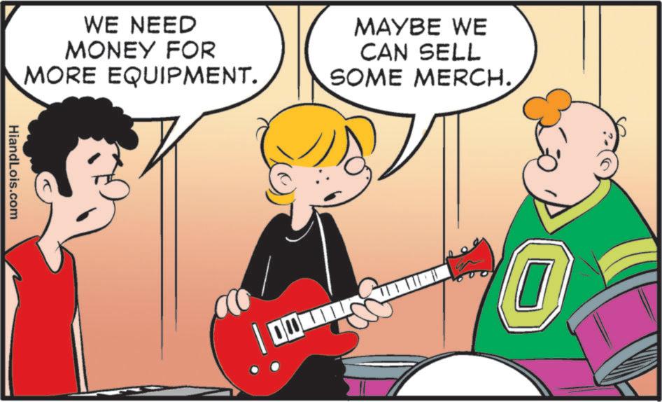 Chordophone OCR: WE NEED MONEY FOR MORE EQUIPMENT. MAYBE WE CAN SELL SOME MERCH. HiandLois.com 100 WE NEED MONEY FOR MORE EQUIPMENT . MAYBE WE CAN SELL SOME MERCH . HiandLois.com 100
