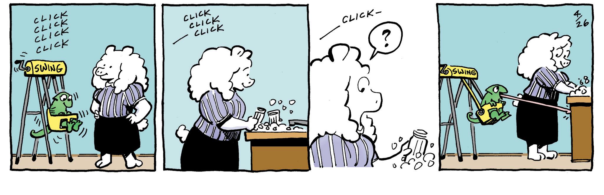 Publication OCR: CLICK CLICK CLICK CLICK SWING CLICK CLICK CLICK CLICK- SWING 4 KIN 26 CLICK CLICK CLICK CLICK SWING CLICK CLICK CLICK CLICK- SWING 4 KIN 26