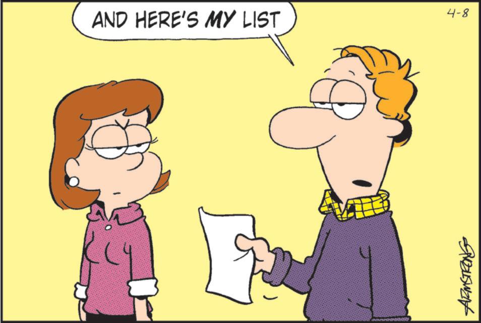 Clip art OCR: AND HERE'S MY LIST 4-8 AND HERE'S MY LIST 4-8