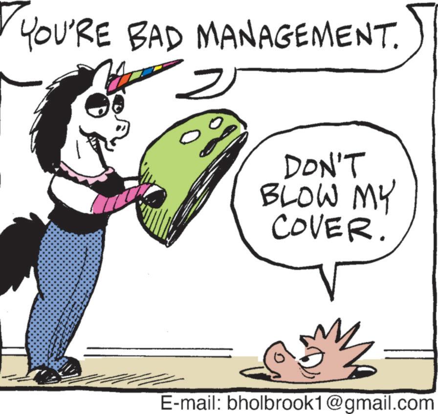Animation OCR: YOU'RE BAD MANAGEMENT. DON'T BLOW MY COVER. E-mail: bholbrook1@gmail.com YOU'RE BAD MANAGEMENT . DON'T BLOW MY COVER . E - mail : bholbrook1@gmail.com